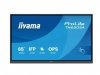IIYAMA Monitor 65 cali TN6505A-B1AG IPS,4K,40pkt,500cd,nonOS,1200:1,5ms,    DeepContrast-IR+, 1xVGA,2xHDMI,DP,USB-C(PD65W),2xRJ4